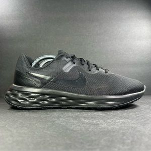 Nike Revolution 6 Next Nature Running Shoes Mens Size 11 Black Athletic Sneakers